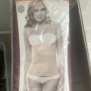 Black Faja Colombiana Cinturilla Latex | Waist Trainer Corsets With sleeve